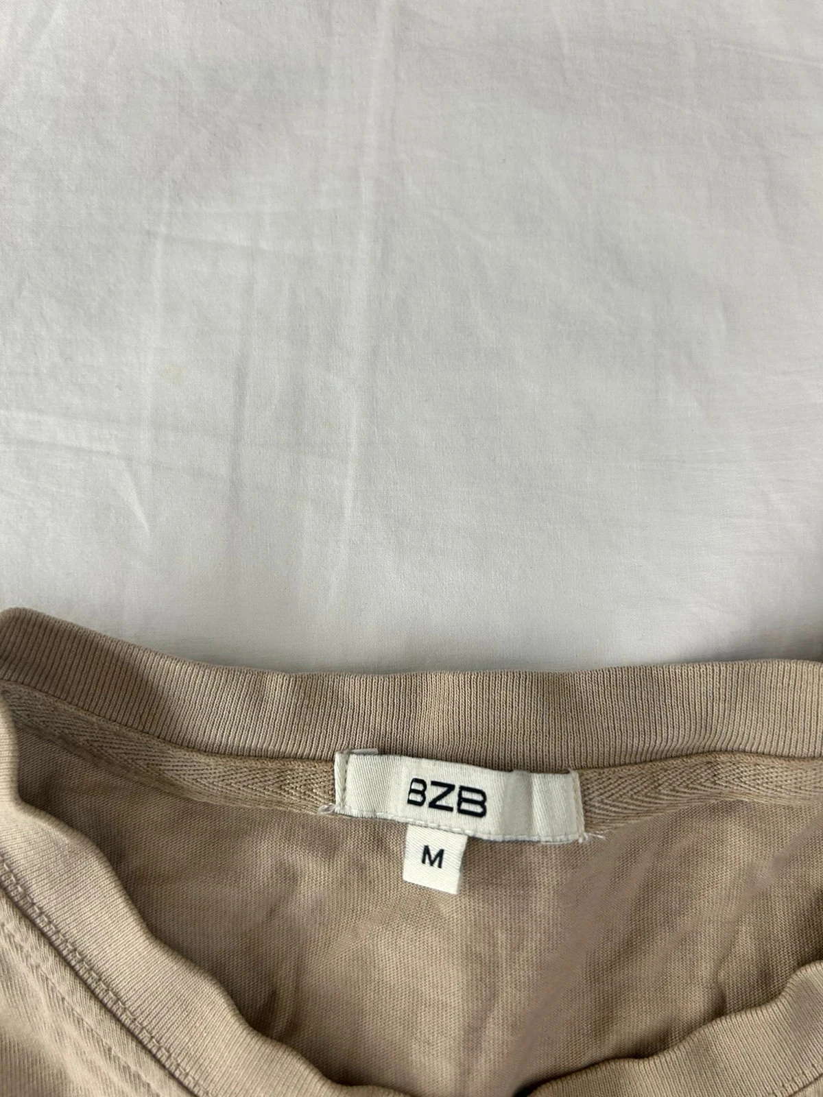 Beige bedrukt t-shirt bzb – photo 5